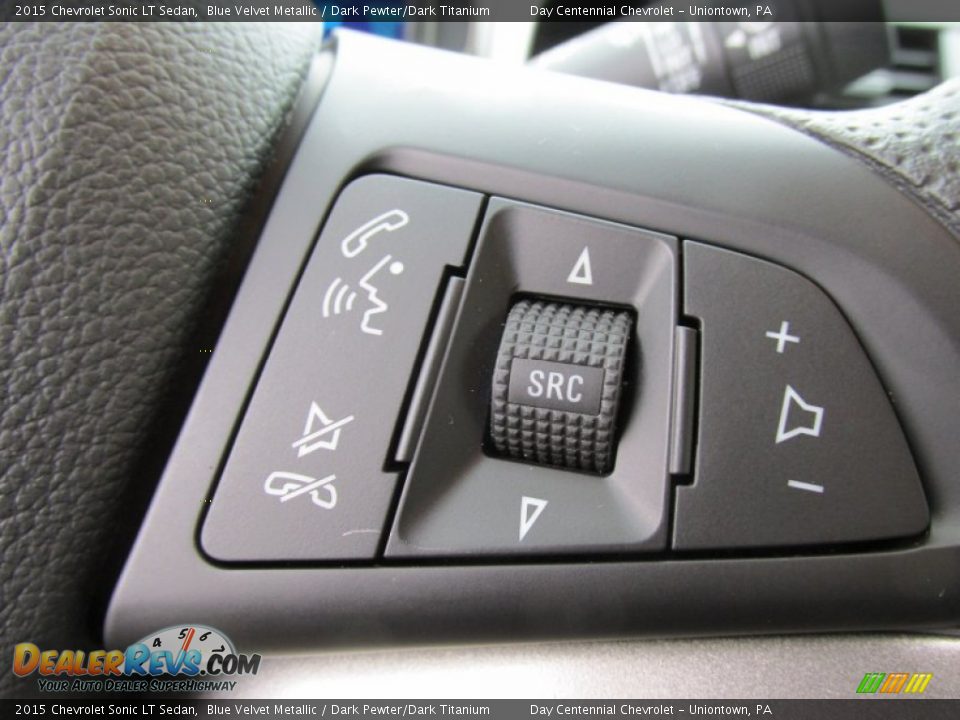 2015 Chevrolet Sonic LT Sedan Blue Velvet Metallic / Dark Pewter/Dark Titanium Photo #18