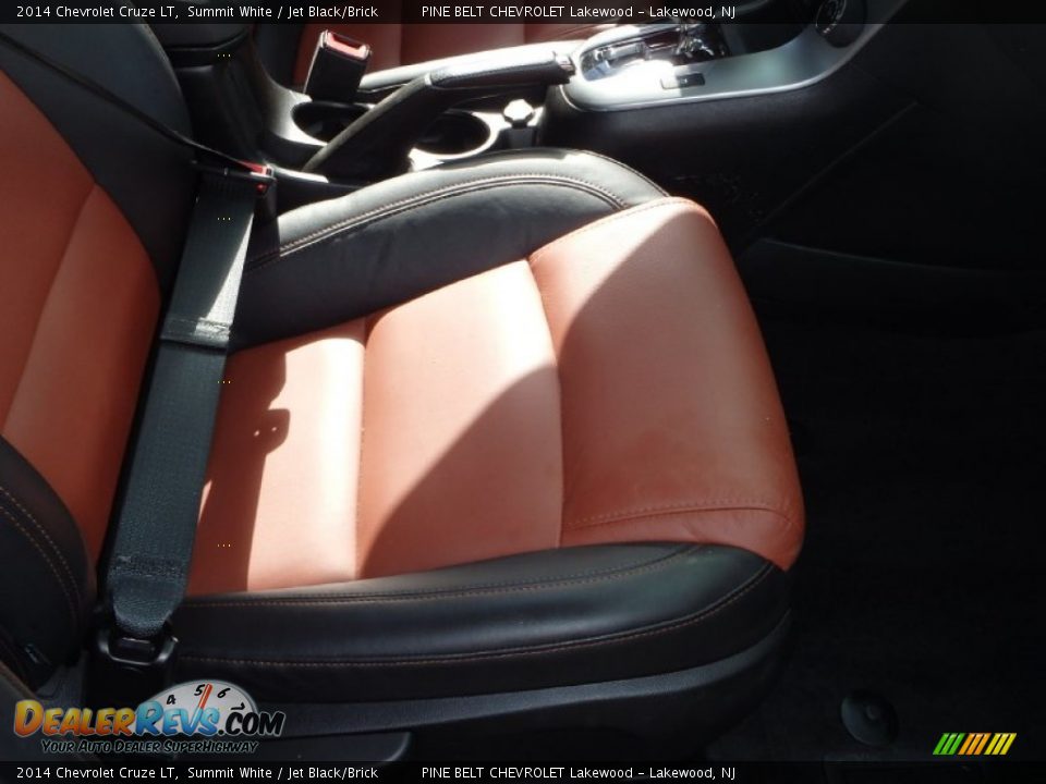 2014 Chevrolet Cruze LT Summit White / Jet Black/Brick Photo #11