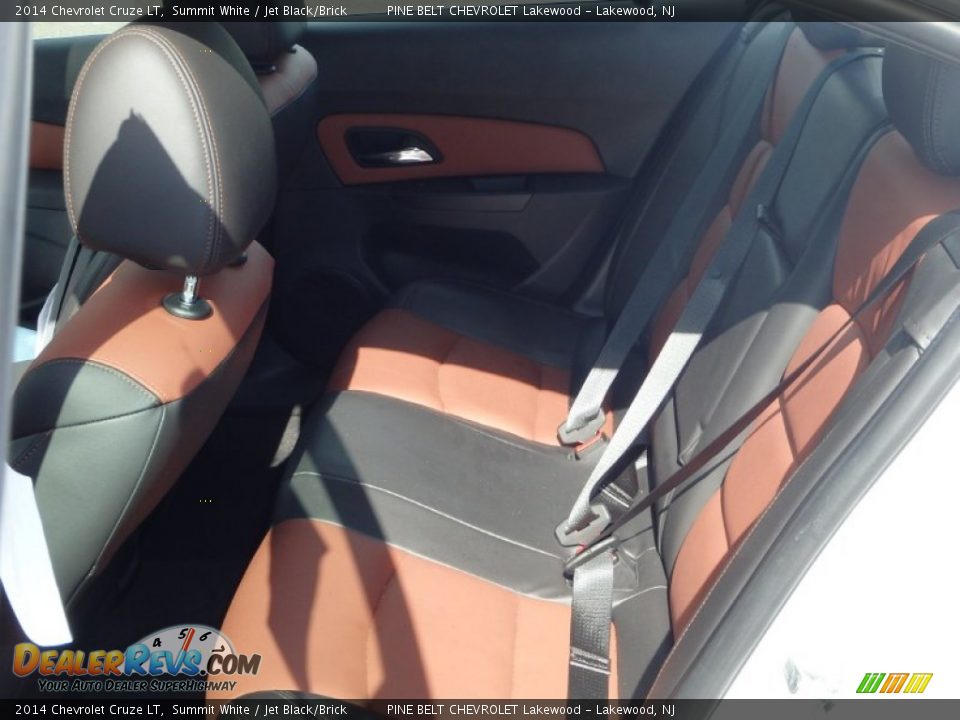 2014 Chevrolet Cruze LT Summit White / Jet Black/Brick Photo #12