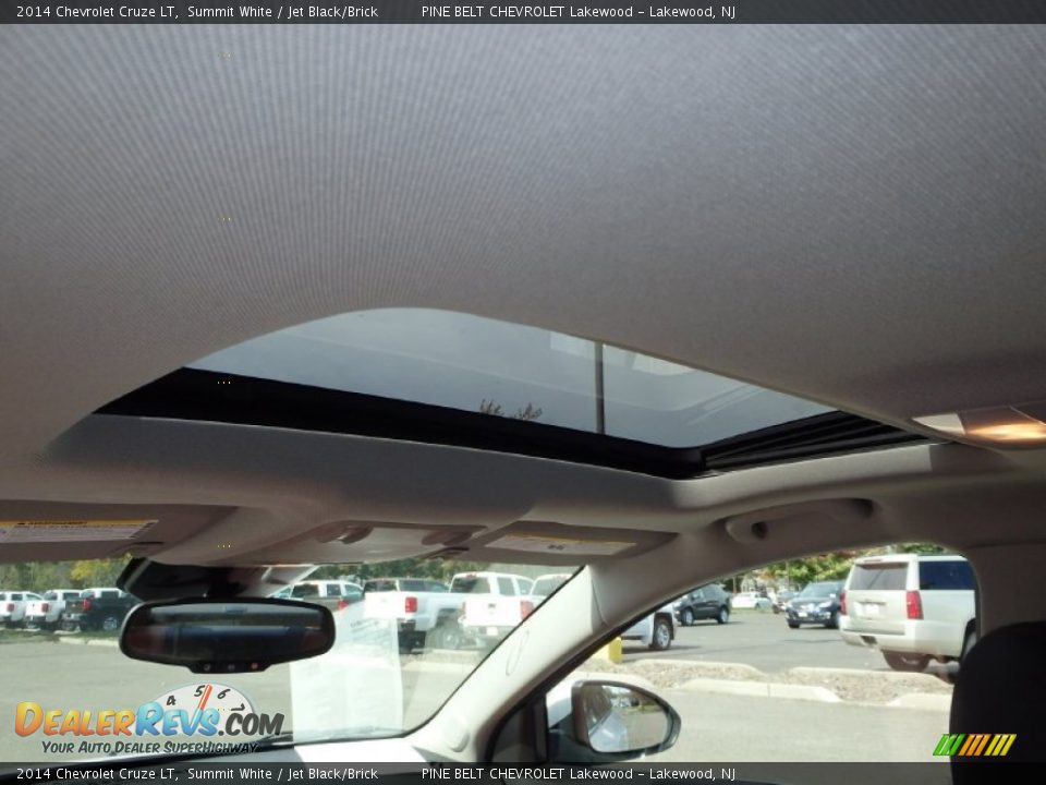 2014 Chevrolet Cruze LT Summit White / Jet Black/Brick Photo #14