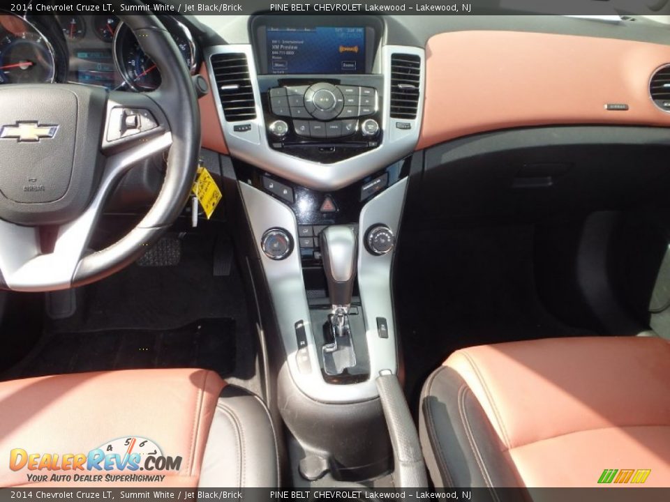 2014 Chevrolet Cruze LT Summit White / Jet Black/Brick Photo #15