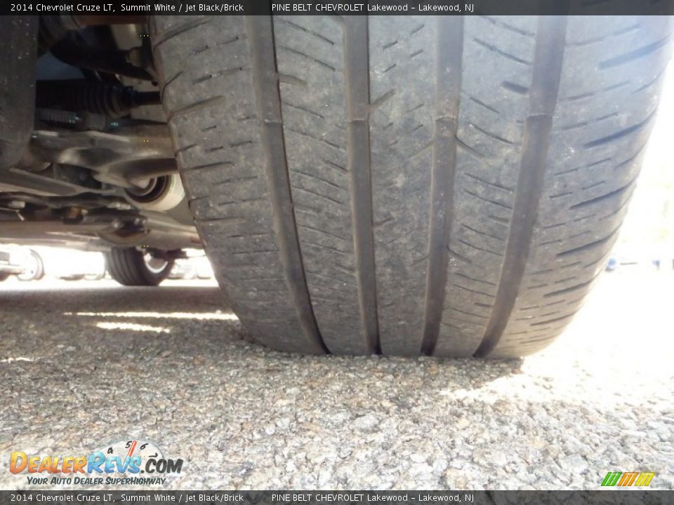 2014 Chevrolet Cruze LT Summit White / Jet Black/Brick Photo #21