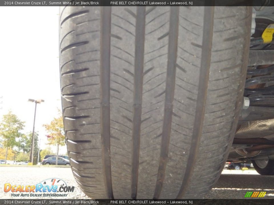 2014 Chevrolet Cruze LT Summit White / Jet Black/Brick Photo #22