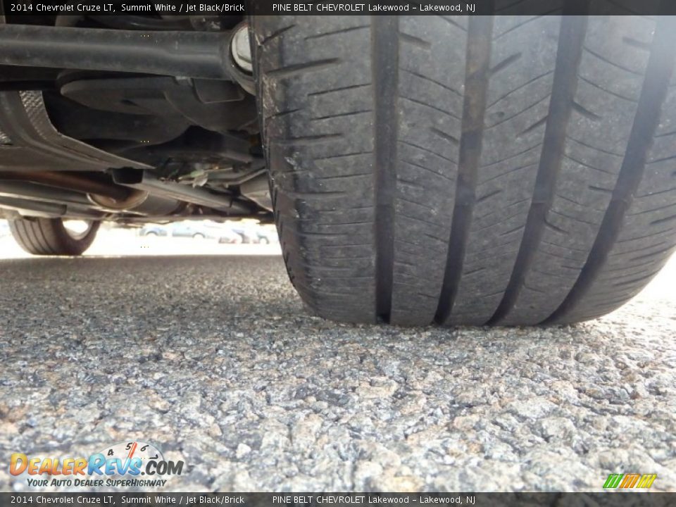 2014 Chevrolet Cruze LT Summit White / Jet Black/Brick Photo #23