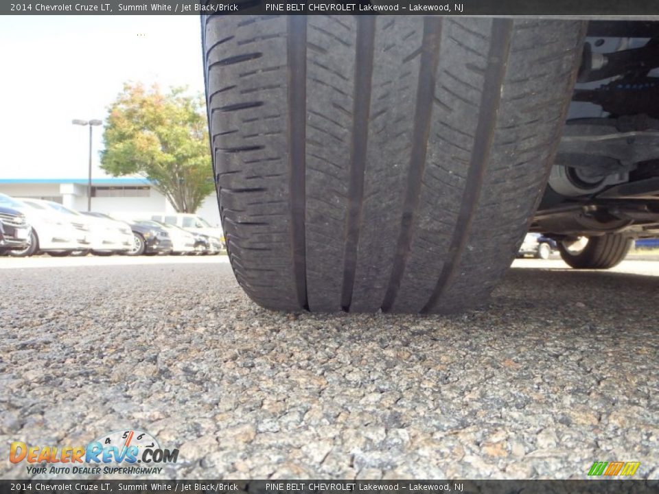 2014 Chevrolet Cruze LT Summit White / Jet Black/Brick Photo #24