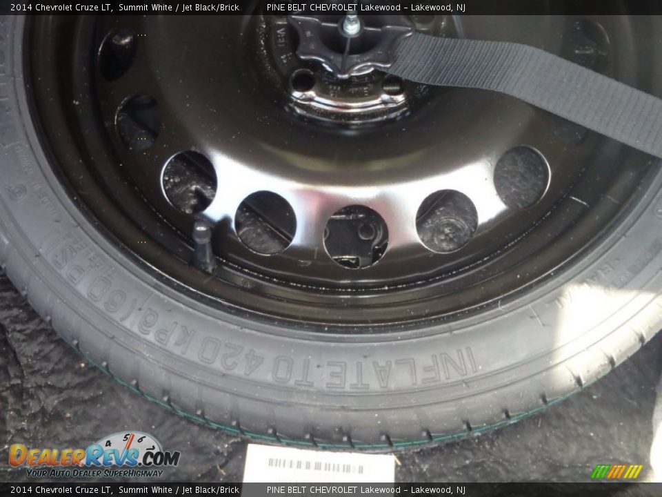 2014 Chevrolet Cruze LT Summit White / Jet Black/Brick Photo #27