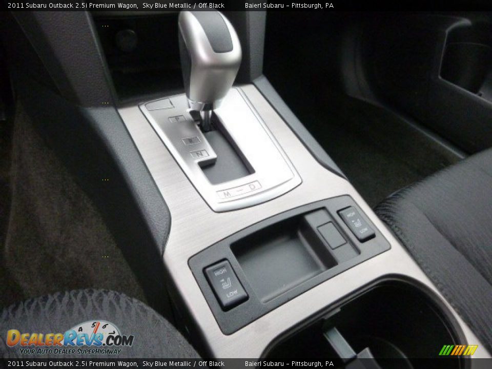 2011 Subaru Outback 2.5i Premium Wagon Sky Blue Metallic / Off Black Photo #17