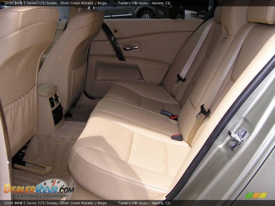 2006 BMW 5 Series 525i Sedan Olivin Green Metallic / Beige Photo #8