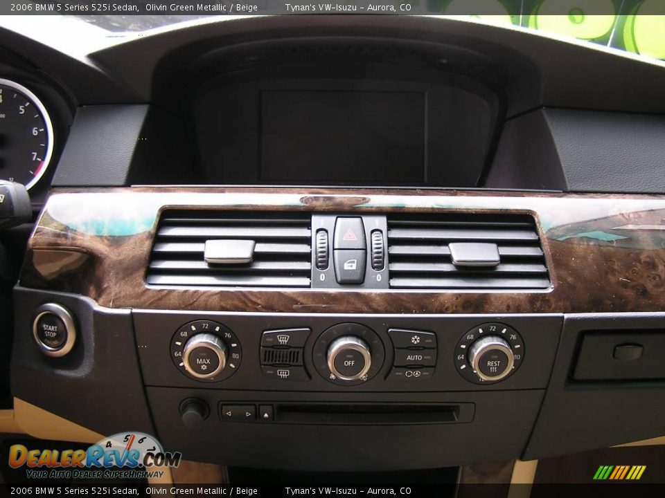 2006 BMW 5 Series 525i Sedan Olivin Green Metallic / Beige Photo #11