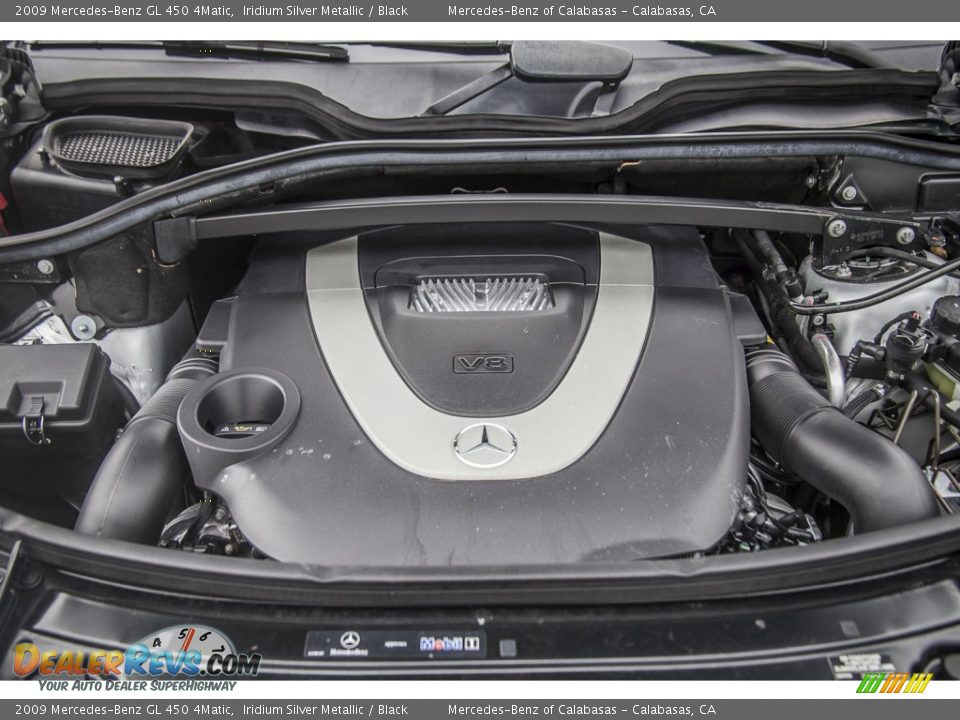 2009 Mercedes-Benz GL 450 4Matic Iridium Silver Metallic / Black Photo #9