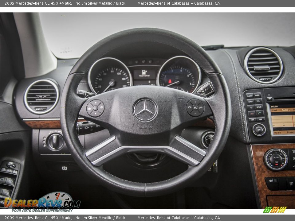 2009 Mercedes-Benz GL 450 4Matic Iridium Silver Metallic / Black Photo #14