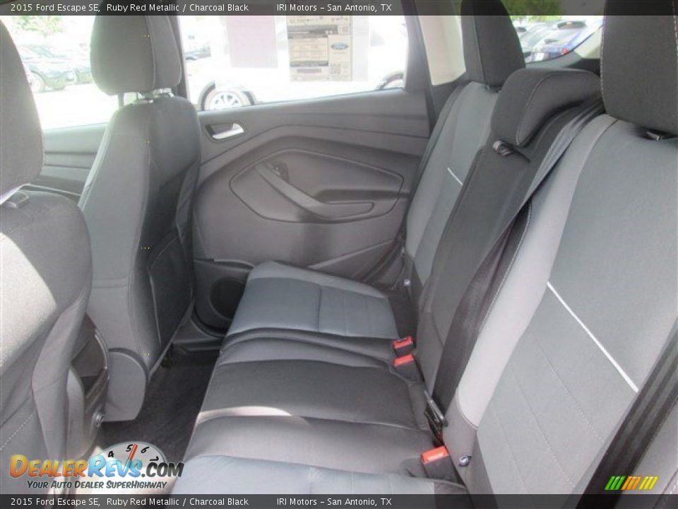 2015 Ford Escape SE Ruby Red Metallic / Charcoal Black Photo #16