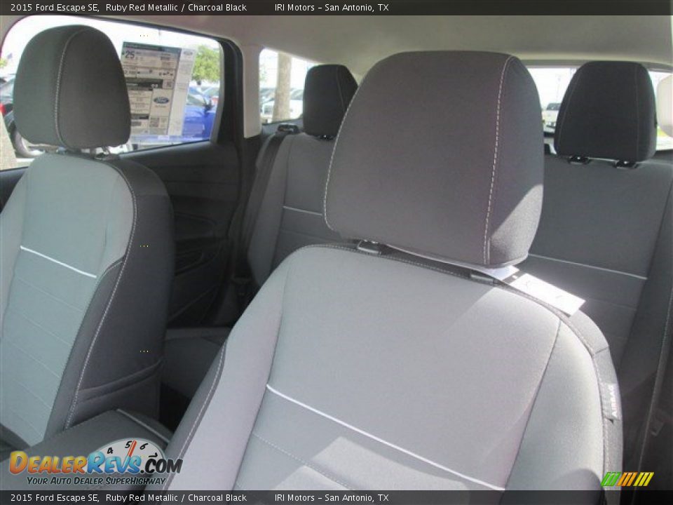 2015 Ford Escape SE Ruby Red Metallic / Charcoal Black Photo #21