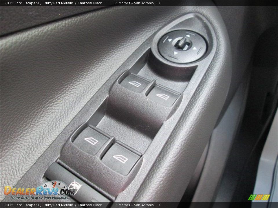 2015 Ford Escape SE Ruby Red Metallic / Charcoal Black Photo #26