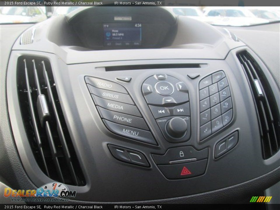 2015 Ford Escape SE Ruby Red Metallic / Charcoal Black Photo #30