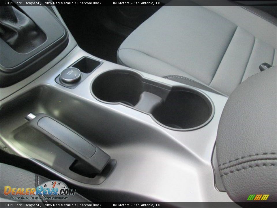 2015 Ford Escape SE Ruby Red Metallic / Charcoal Black Photo #34