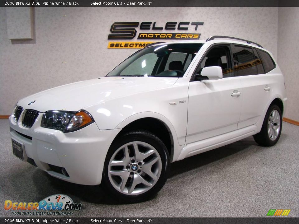 2006 BMW X3 3.0i Alpine White / Black Photo #1