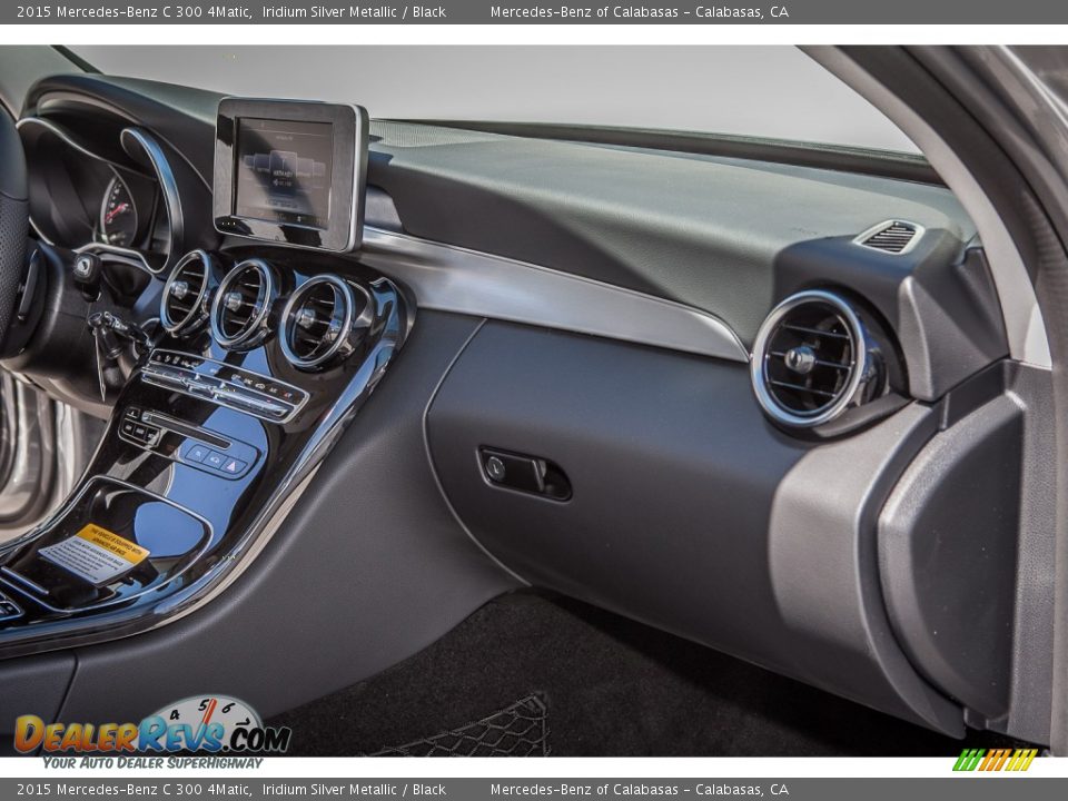 2015 Mercedes-Benz C 300 4Matic Iridium Silver Metallic / Black Photo #8