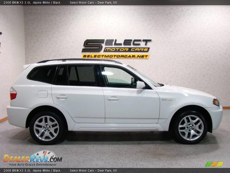 2006 BMW X3 3.0i Alpine White / Black Photo #4