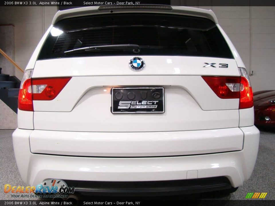 2006 BMW X3 3.0i Alpine White / Black Photo #5