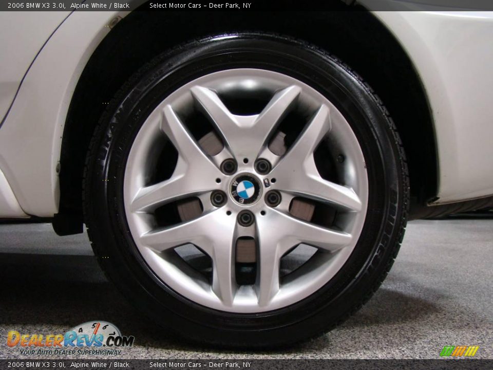 2006 BMW X3 3.0i Alpine White / Black Photo #7