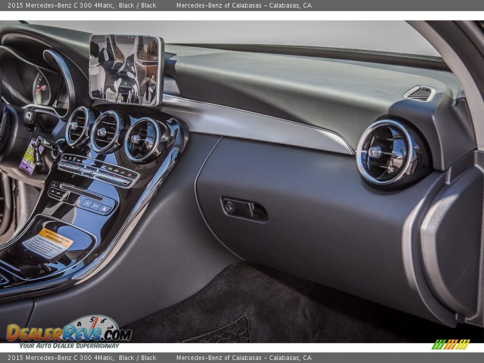 2015 Mercedes-Benz C 300 4Matic Black / Black Photo #8