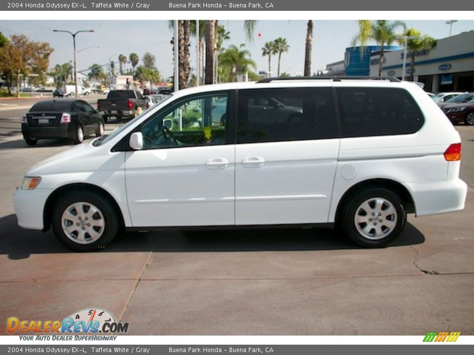 2004 Honda Odyssey EX-L Taffeta White / Gray Photo #9