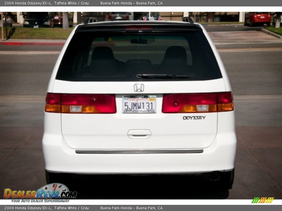 2004 Honda Odyssey EX-L Taffeta White / Gray Photo #10