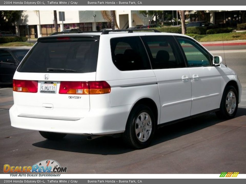 2004 Honda Odyssey EX-L Taffeta White / Gray Photo #11