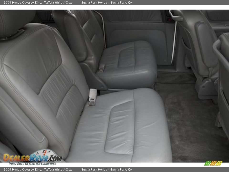 2004 Honda Odyssey EX-L Taffeta White / Gray Photo #21