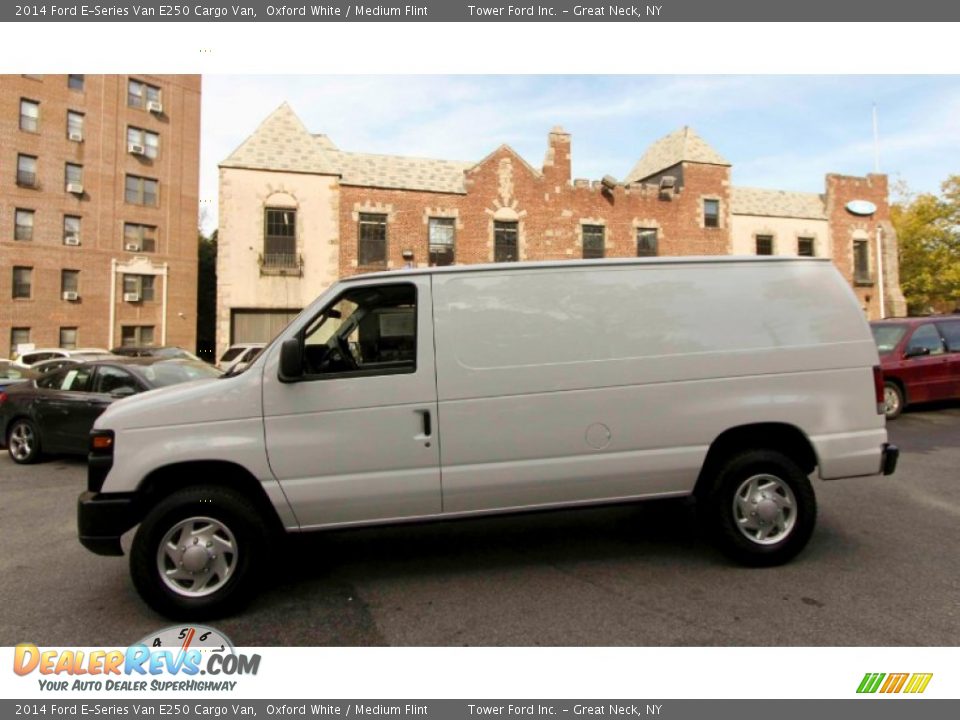 2014 Ford E-Series Van E250 Cargo Van Oxford White / Medium Flint Photo #3