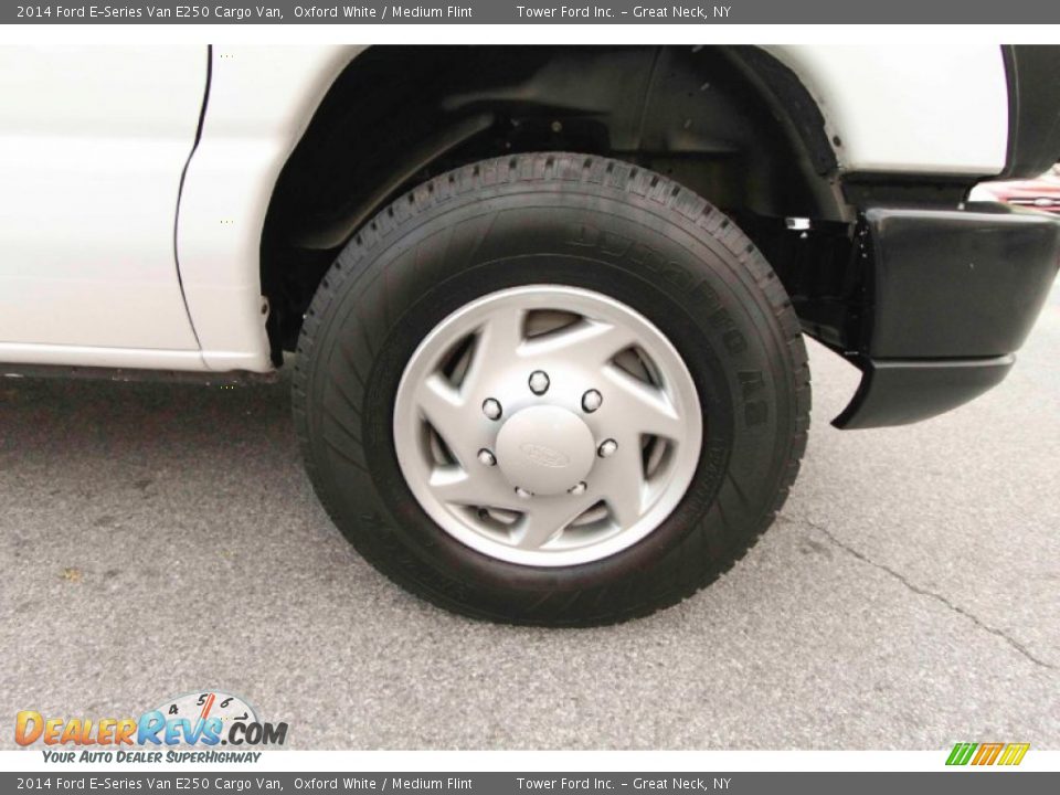 2014 Ford E-Series Van E250 Cargo Van Oxford White / Medium Flint Photo #13