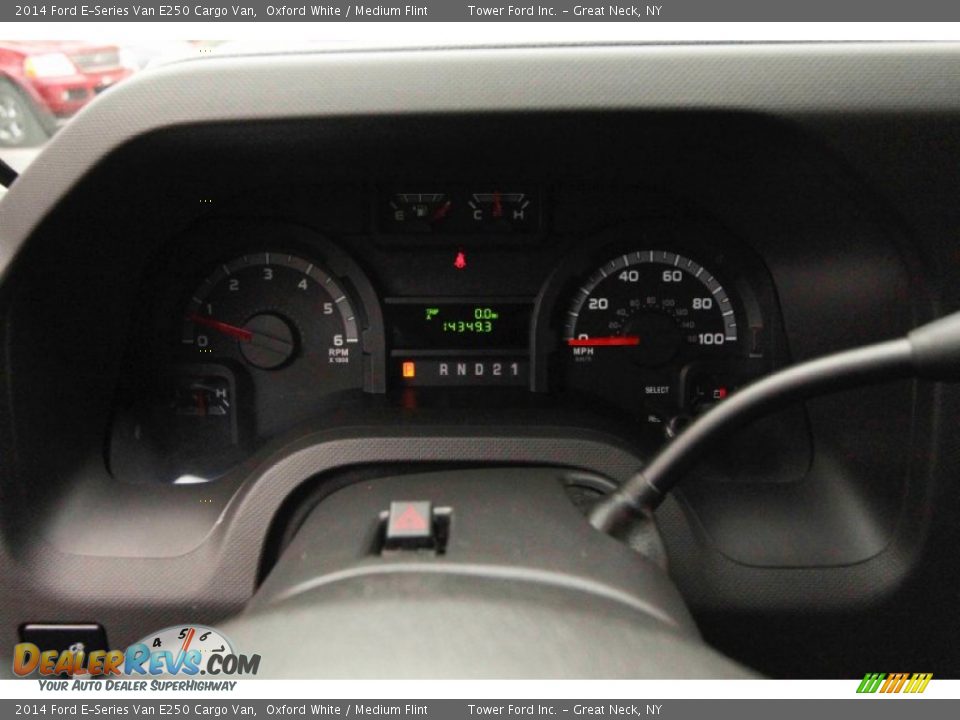 2014 Ford E-Series Van E250 Cargo Van Oxford White / Medium Flint Photo #22