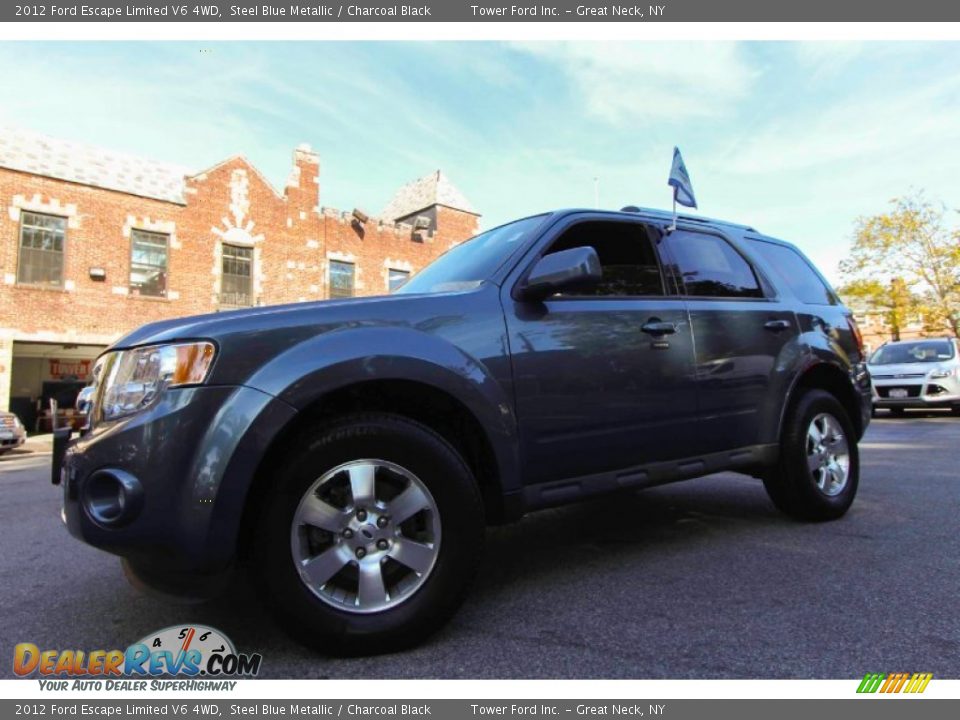 2012 Ford Escape Limited V6 4WD Steel Blue Metallic / Charcoal Black Photo #1