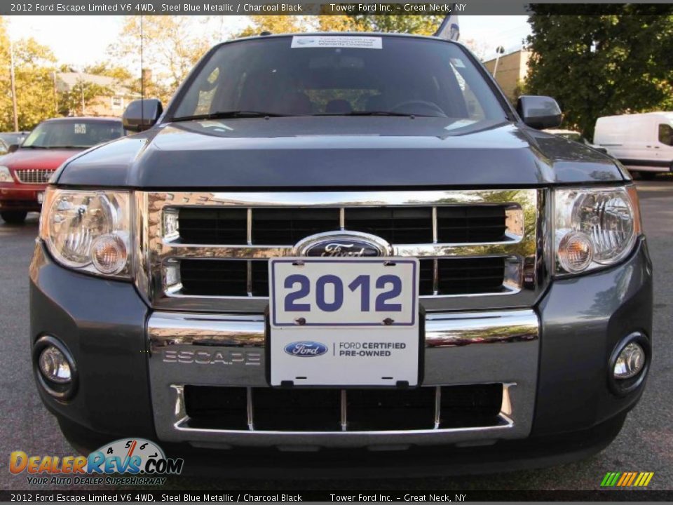 2012 Ford Escape Limited V6 4WD Steel Blue Metallic / Charcoal Black Photo #2