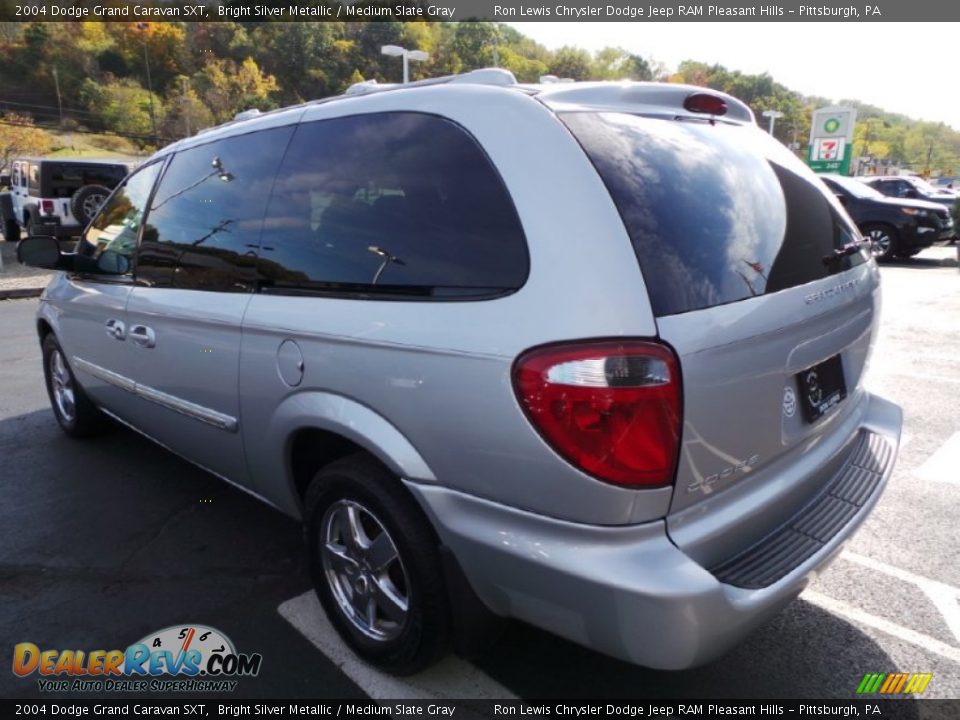 2004 Dodge Grand Caravan SXT Bright Silver Metallic / Medium Slate Gray Photo #3