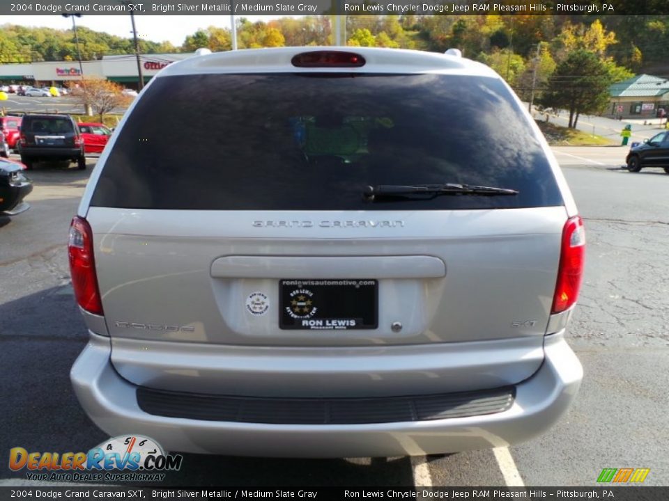 2004 Dodge Grand Caravan SXT Bright Silver Metallic / Medium Slate Gray Photo #4
