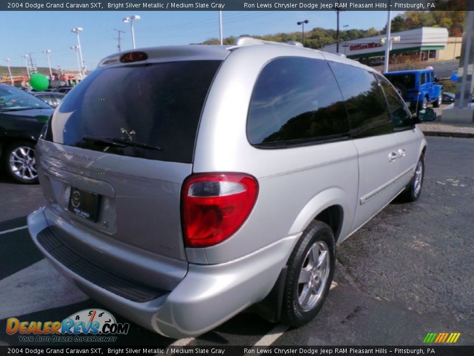 2004 Dodge Grand Caravan SXT Bright Silver Metallic / Medium Slate Gray Photo #5