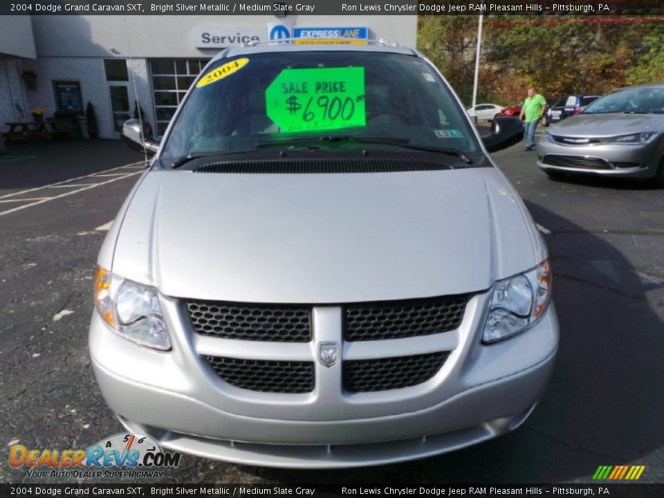 2004 Dodge Grand Caravan SXT Bright Silver Metallic / Medium Slate Gray Photo #7