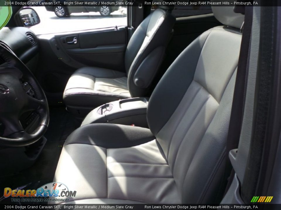 2004 Dodge Grand Caravan SXT Bright Silver Metallic / Medium Slate Gray Photo #9