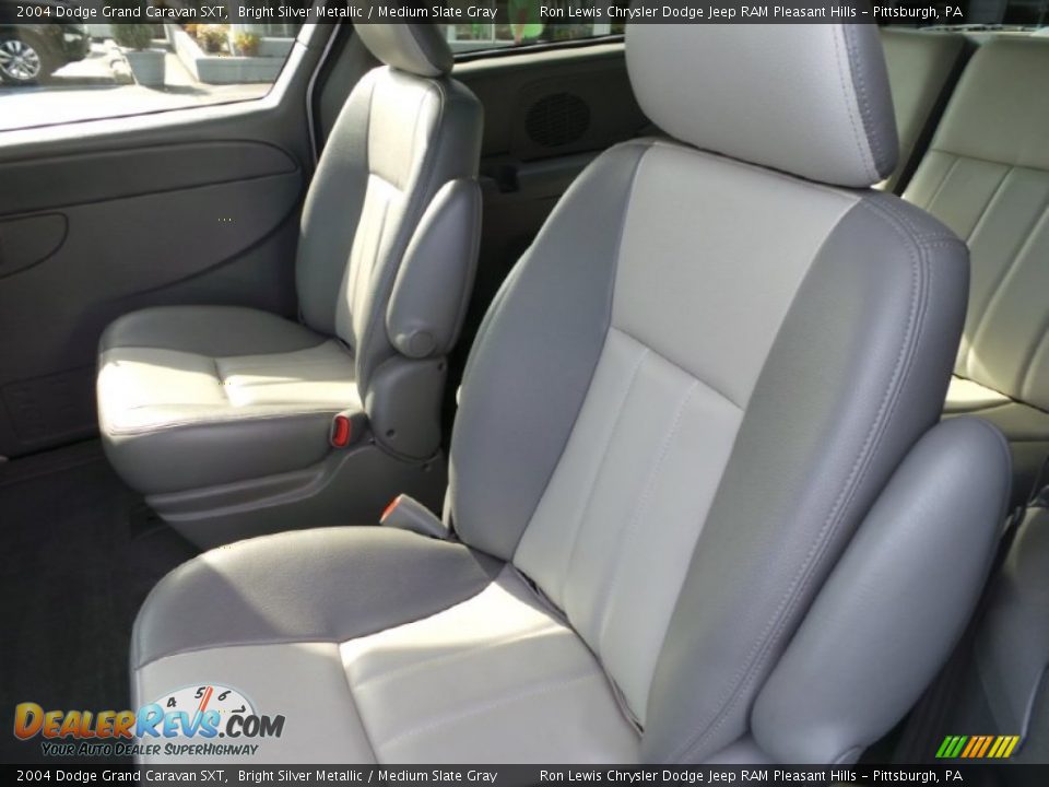 2004 Dodge Grand Caravan SXT Bright Silver Metallic / Medium Slate Gray Photo #10