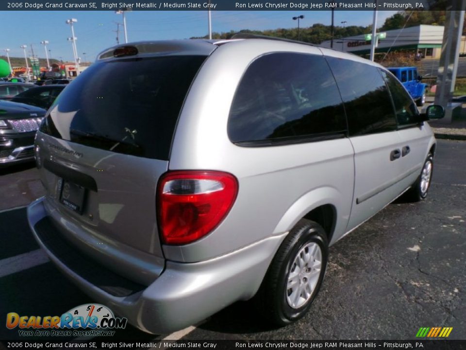 2006 Dodge Grand Caravan SE Bright Silver Metallic / Medium Slate Gray Photo #5