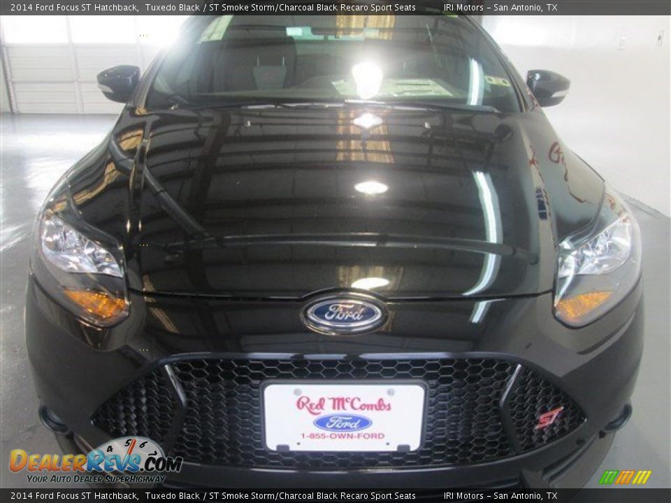 2014 Ford Focus ST Hatchback Tuxedo Black / ST Smoke Storm/Charcoal Black Recaro Sport Seats Photo #2