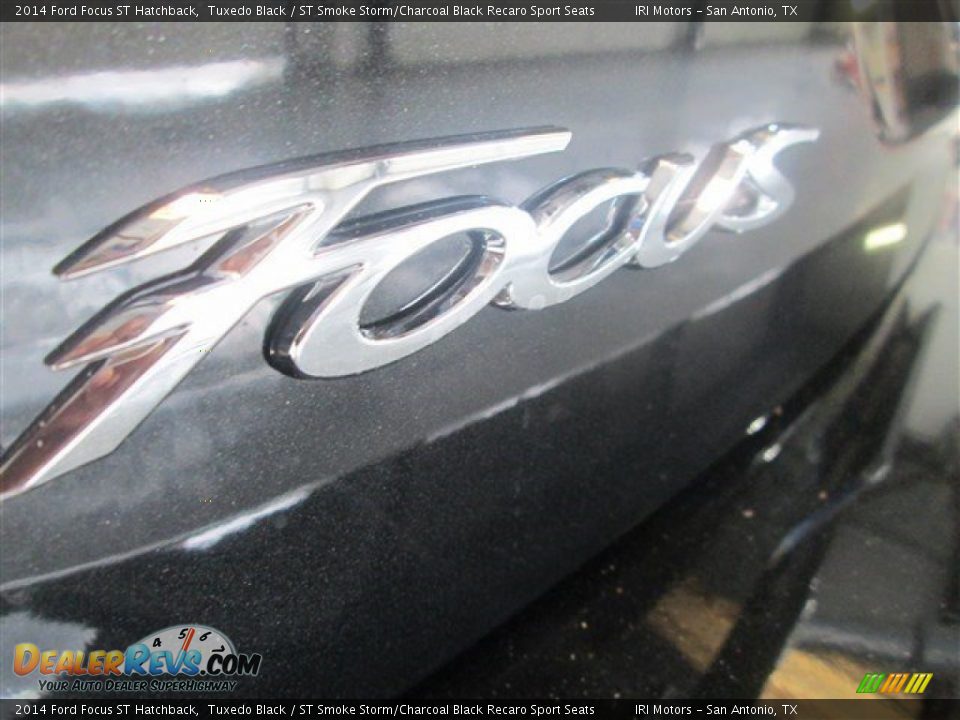 2014 Ford Focus ST Hatchback Tuxedo Black / ST Smoke Storm/Charcoal Black Recaro Sport Seats Photo #6