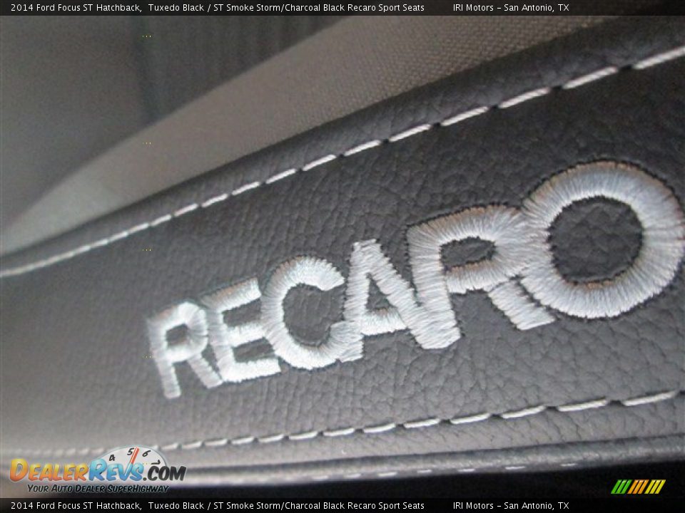2014 Ford Focus ST Hatchback Tuxedo Black / ST Smoke Storm/Charcoal Black Recaro Sport Seats Photo #11