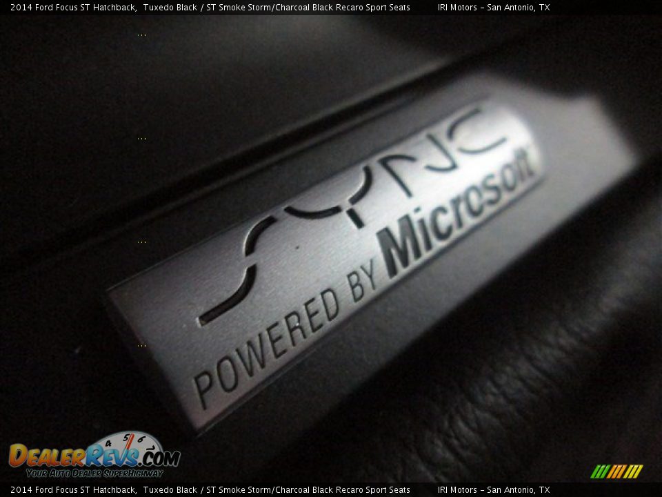 2014 Ford Focus ST Hatchback Tuxedo Black / ST Smoke Storm/Charcoal Black Recaro Sport Seats Photo #28
