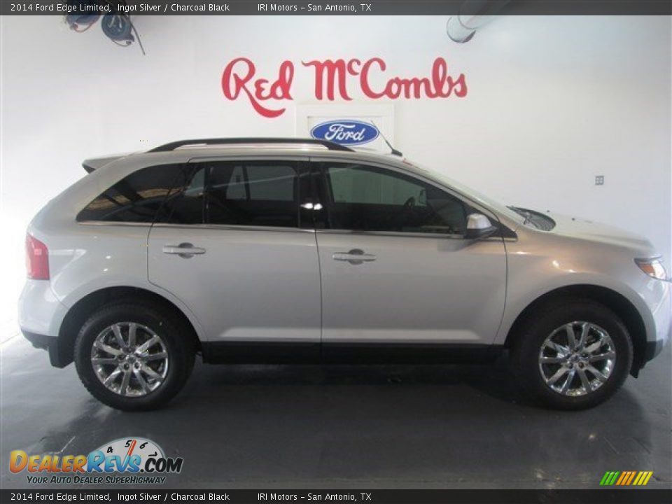 2014 Ford Edge Limited Ingot Silver / Charcoal Black Photo #9