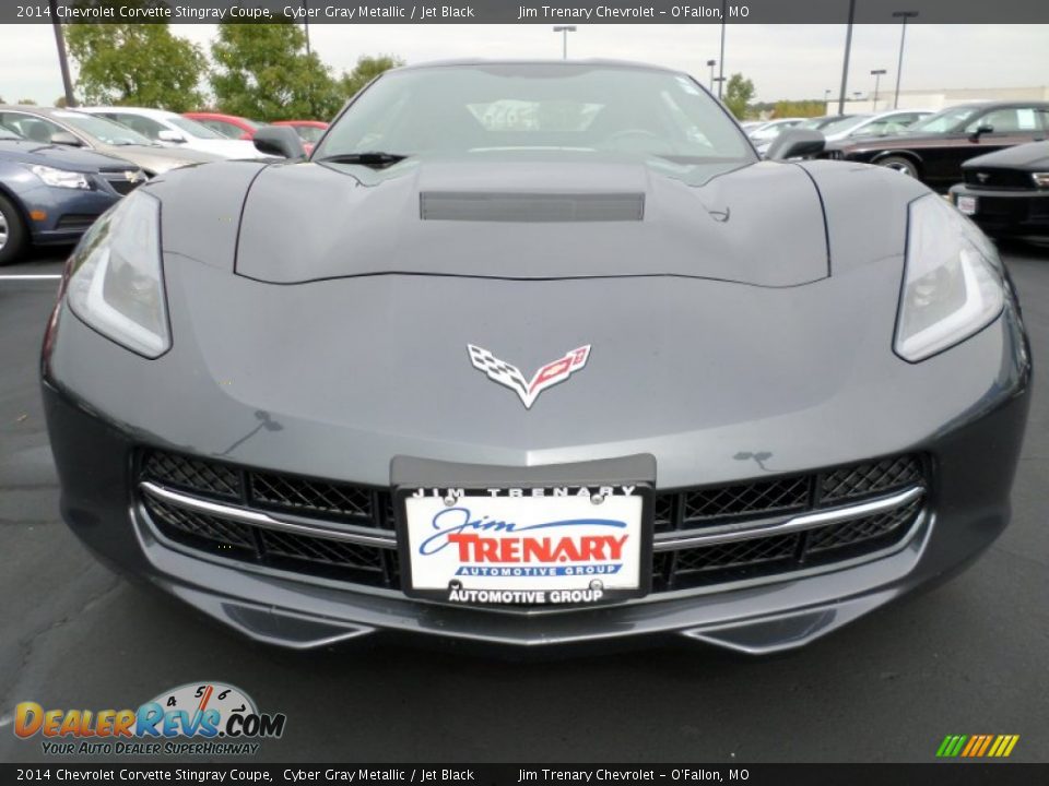 2014 Chevrolet Corvette Stingray Coupe Cyber Gray Metallic / Jet Black Photo #2