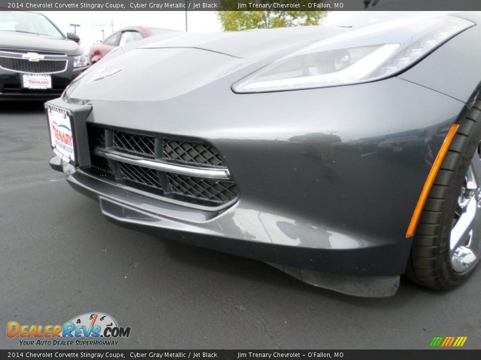 2014 Chevrolet Corvette Stingray Coupe Cyber Gray Metallic / Jet Black Photo #9