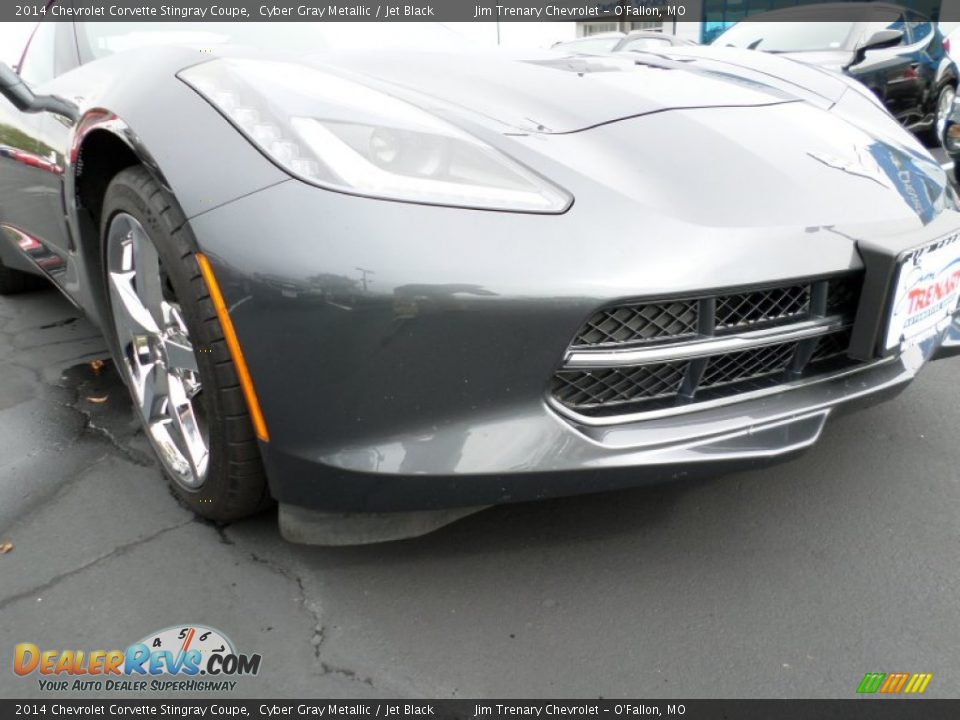 2014 Chevrolet Corvette Stingray Coupe Cyber Gray Metallic / Jet Black Photo #10
